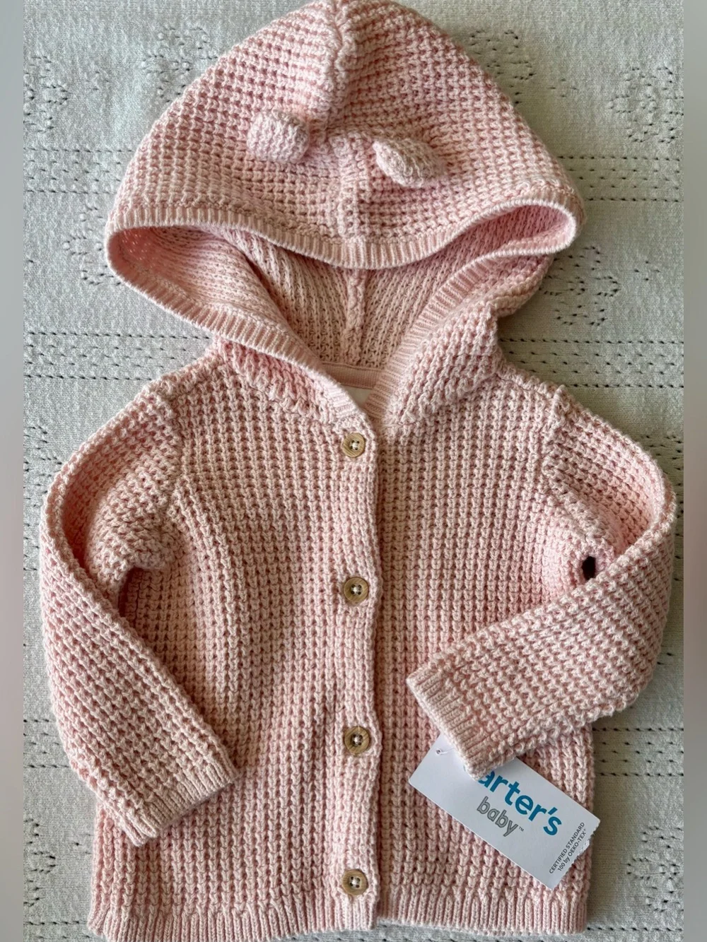 Baby Girl Bundle 0–3M | Bamboo + Knit Rose Set - Picture 5 of 7